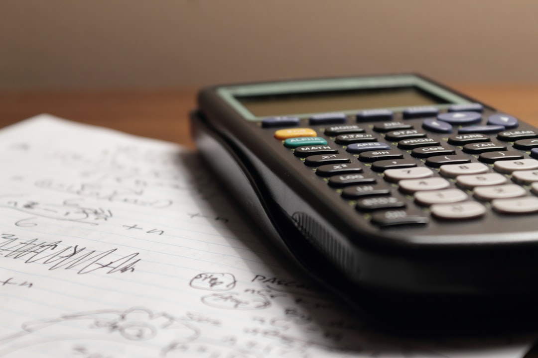 Just a little pic of a calculator and some paper.